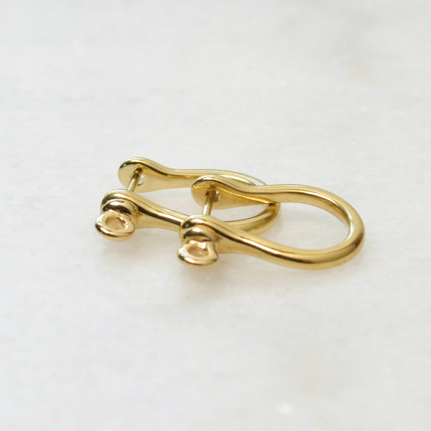Love Shackles Gold Hoops