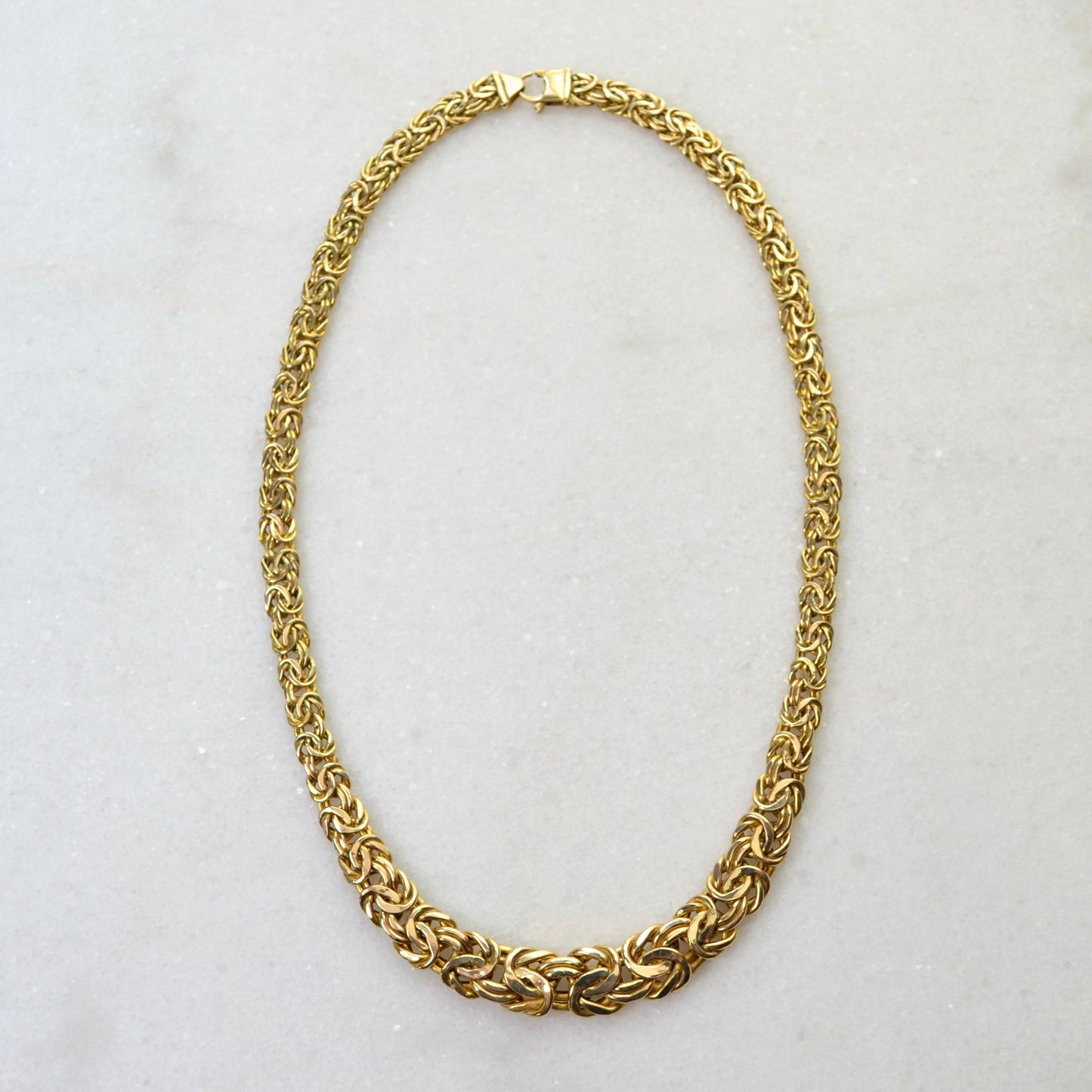 Gold Byzantine Necklace