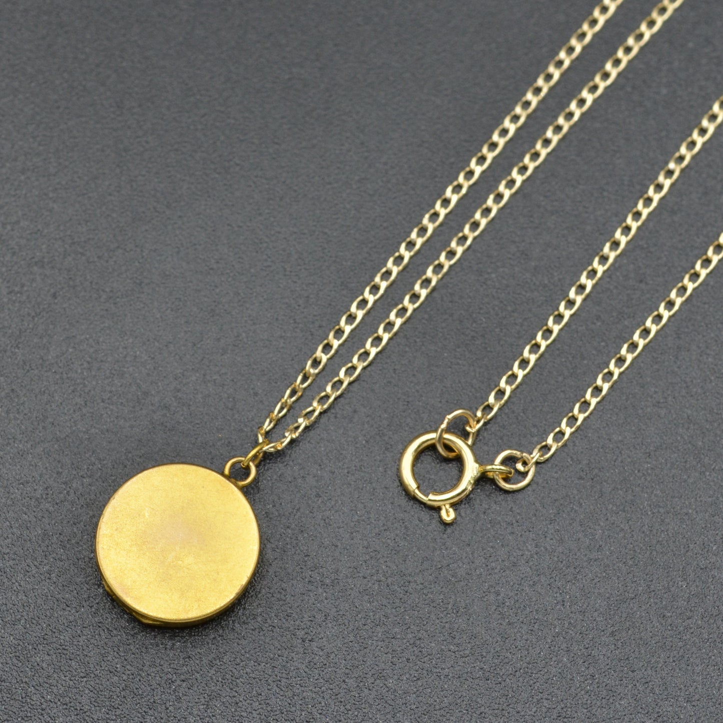 Antique Victorian Miniature 10k Gold “Rowena” Locket