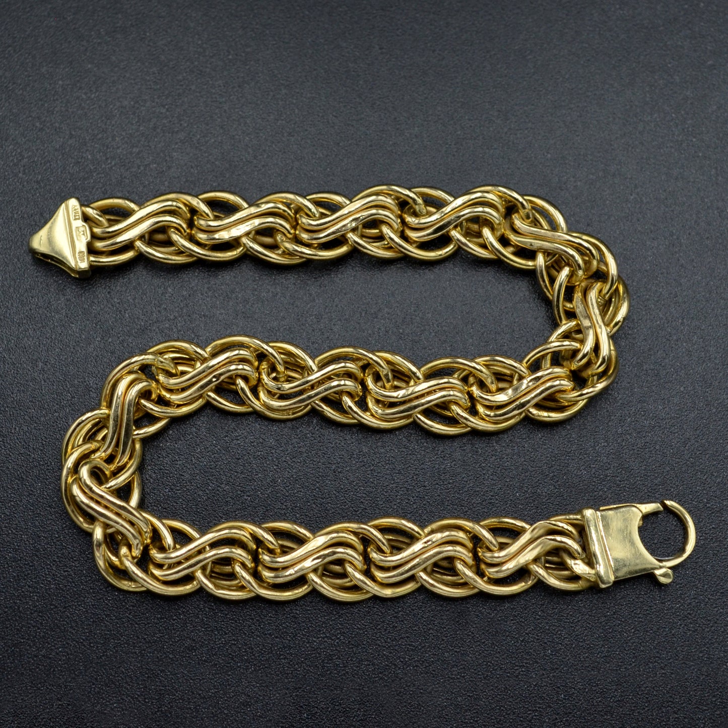 Vintage 14k Fancy Link Bracelet