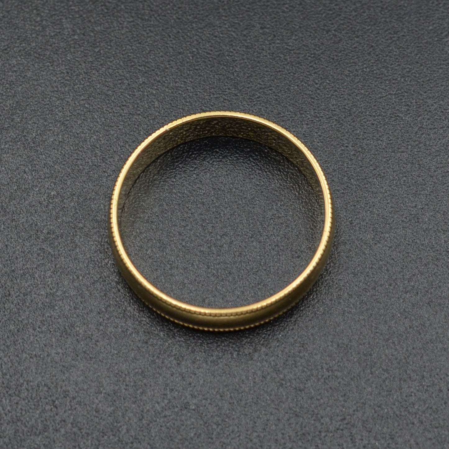 Vintage 14k Gold Milgrain Band