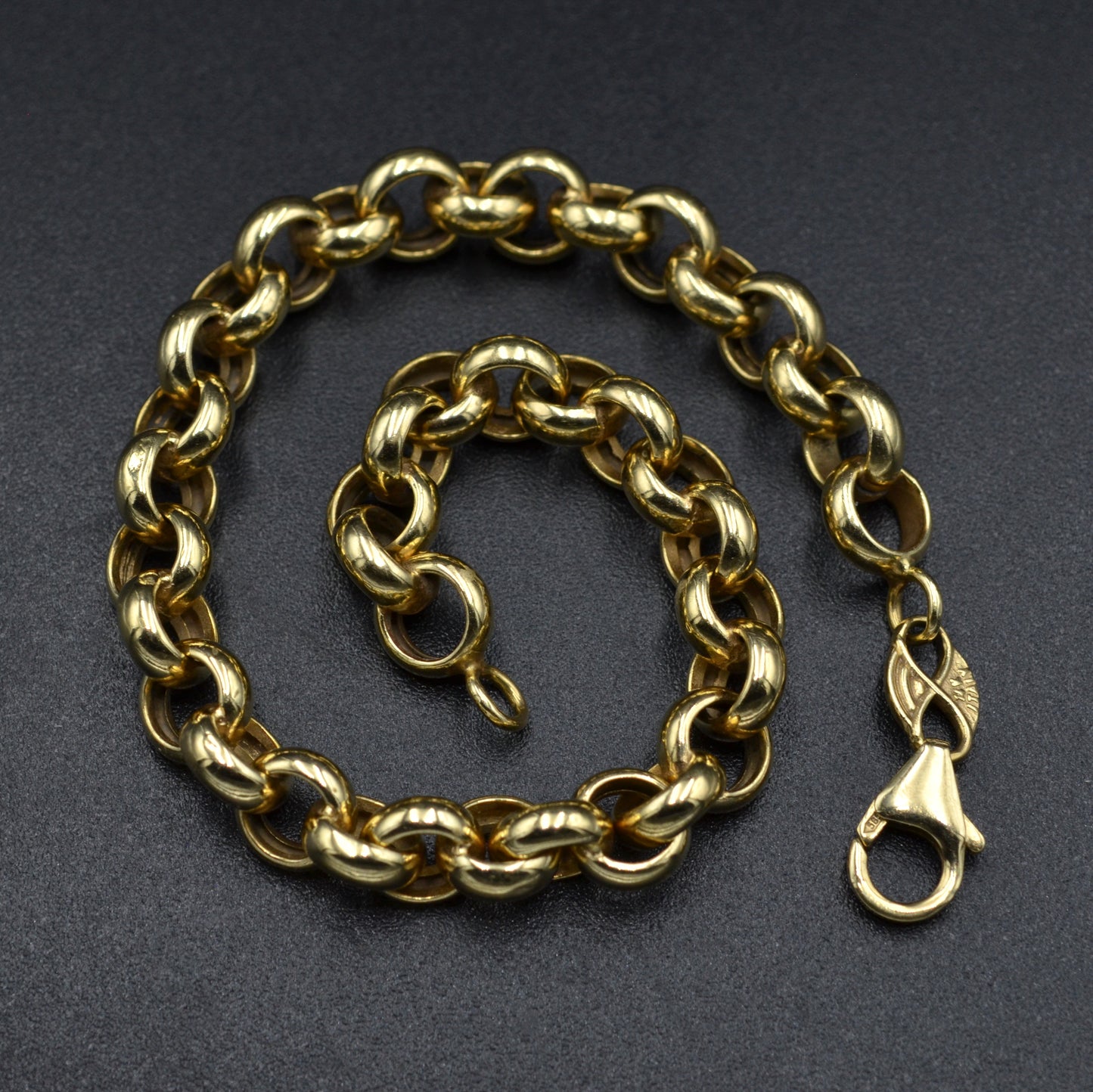 Vintage 14k Gold Rolo Bracelet