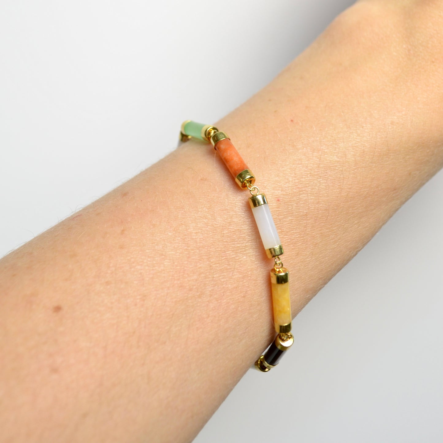 Jade Link Bracelet II