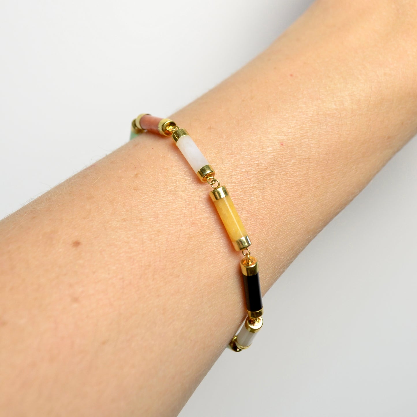 Jade Link Bracelet II