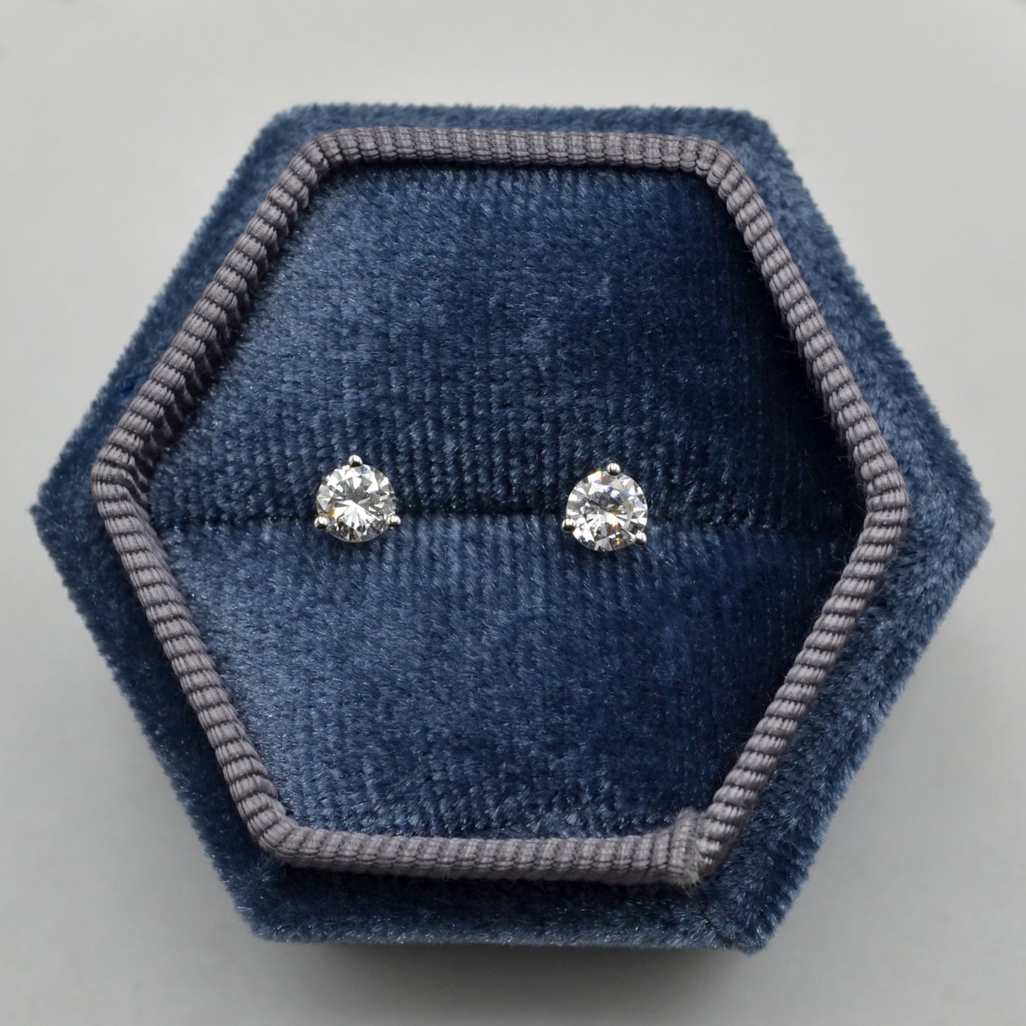 Diamond Post Earrings - 0.50 CTW