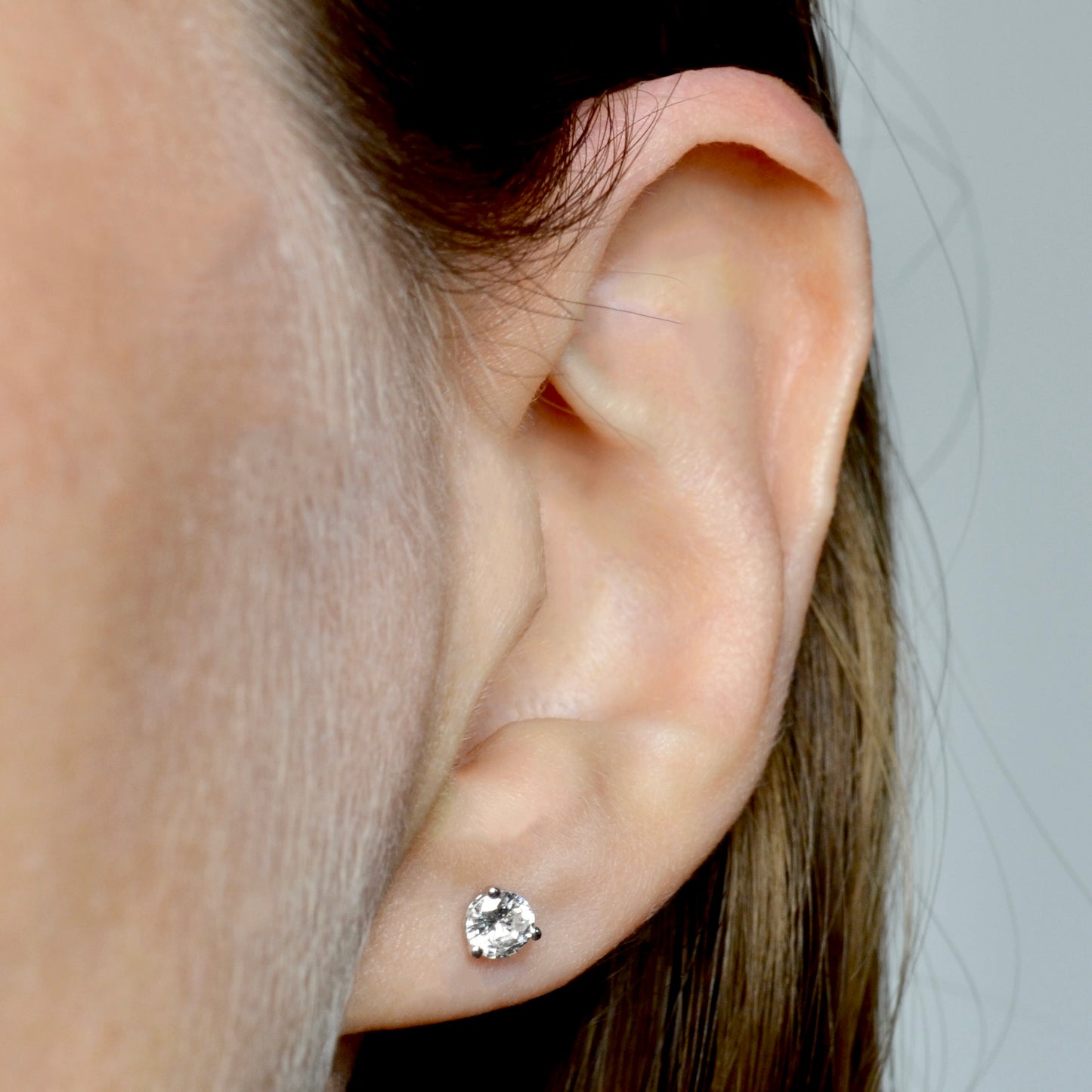 Diamond Post Earrings - 0.75 CTW