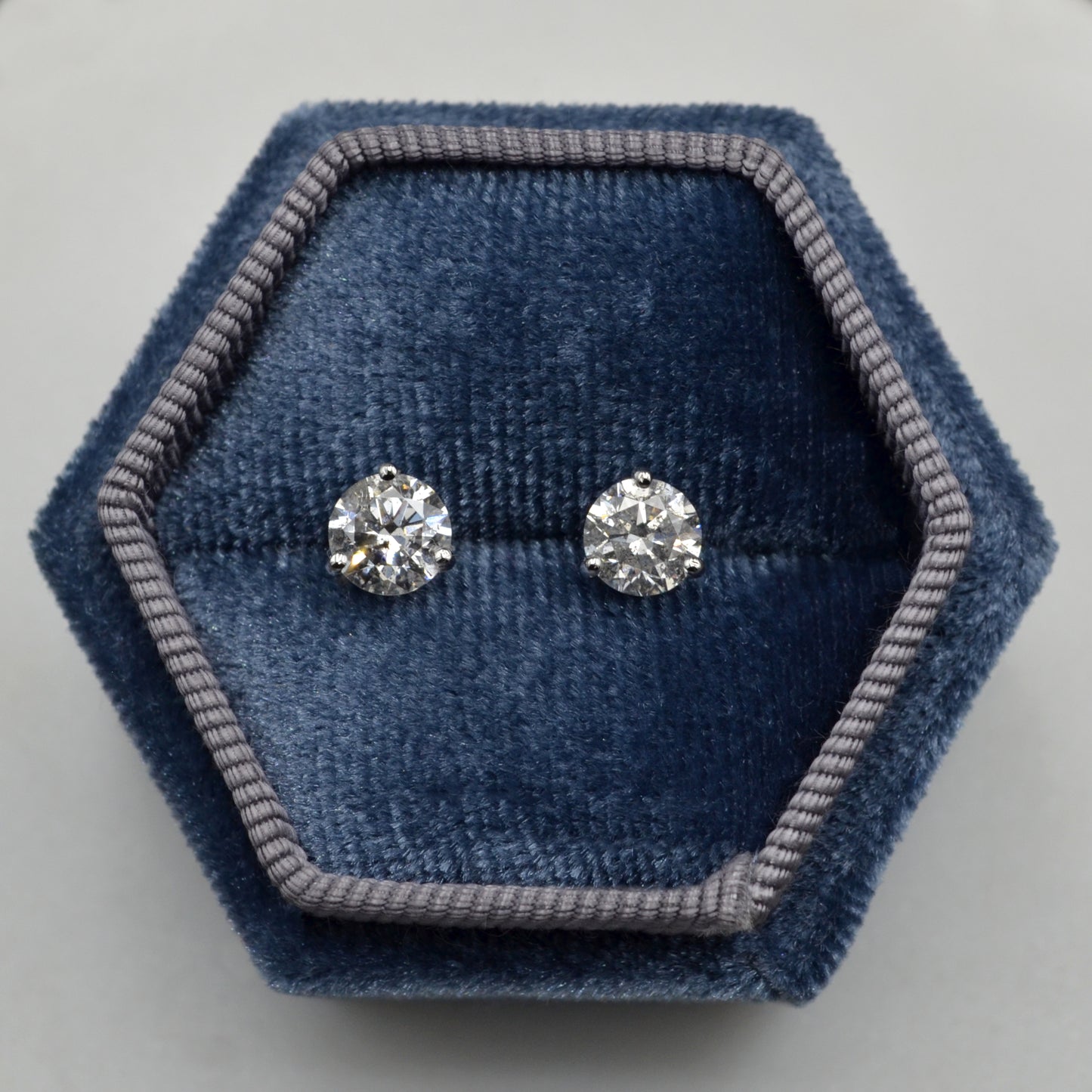 Diamond Post Earrings - 1.50 CTW