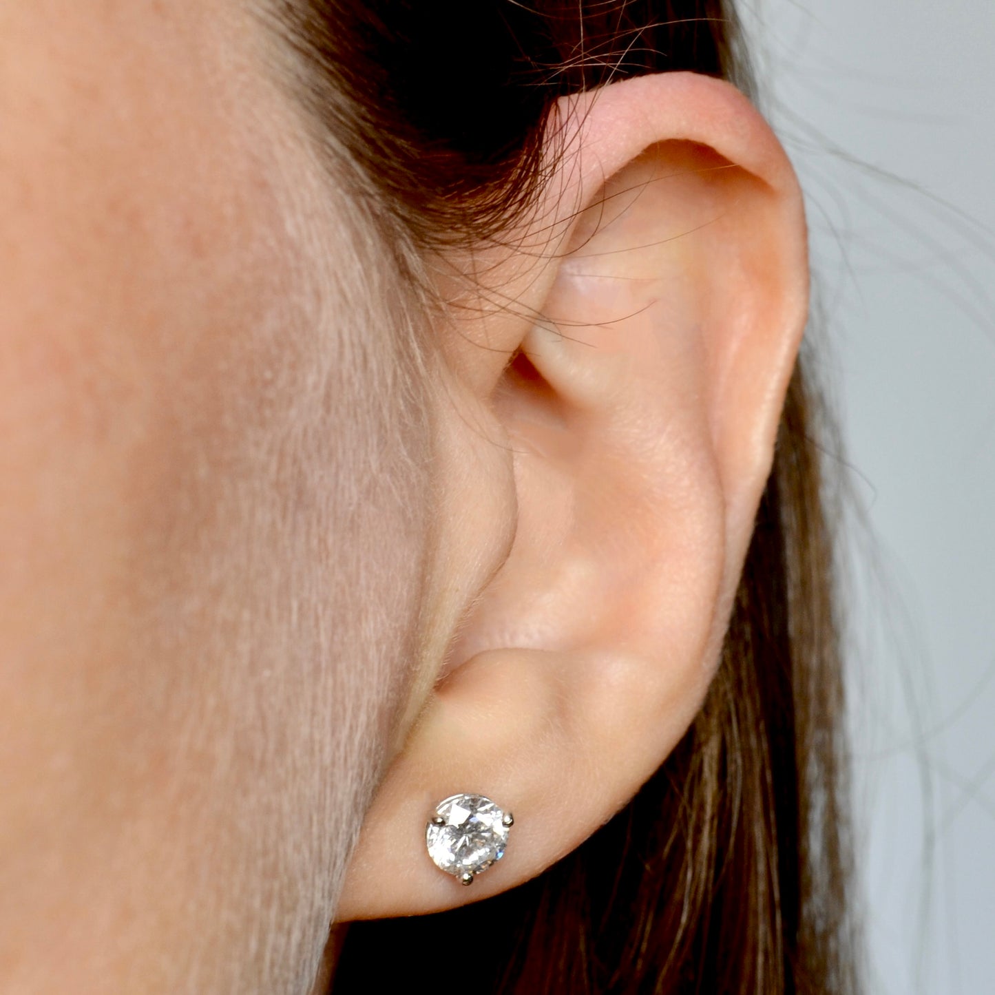 Diamond Post Earrings - 1.50 CTW