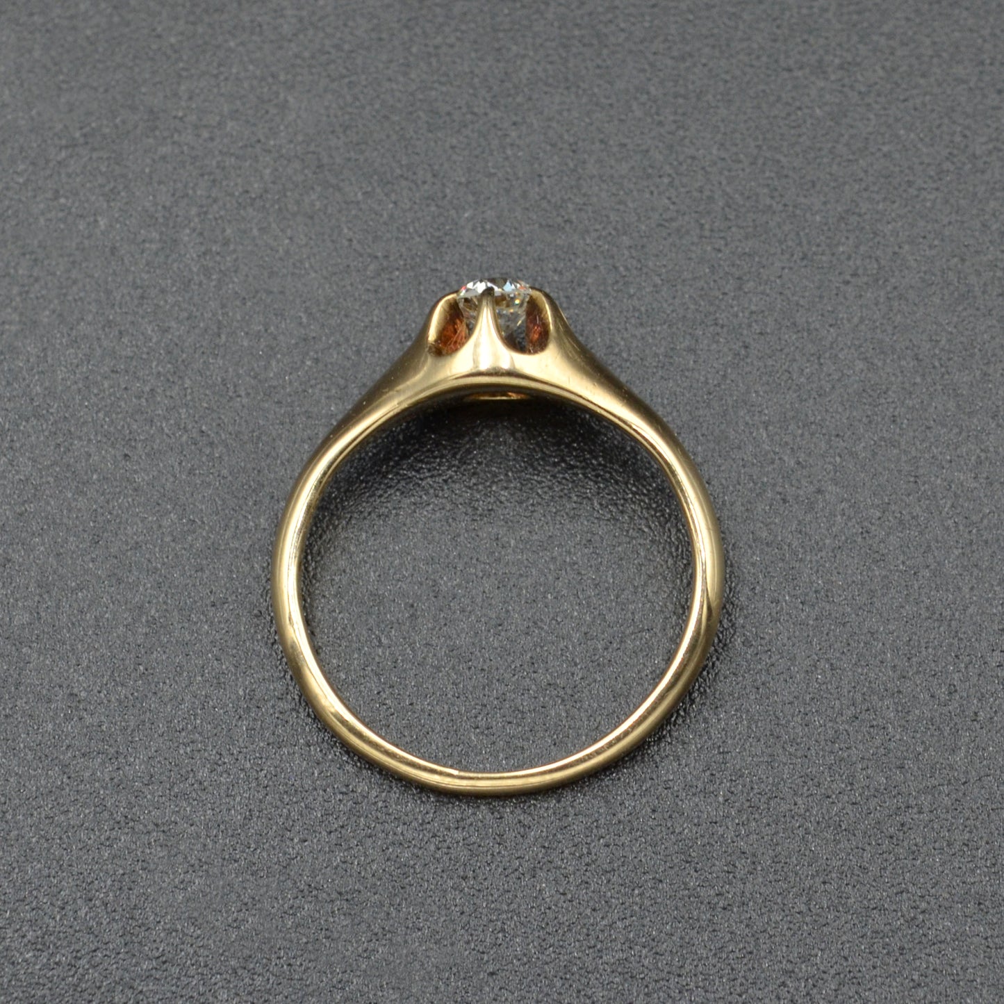 Antique Old European Cut Diamond Solitaire Ring