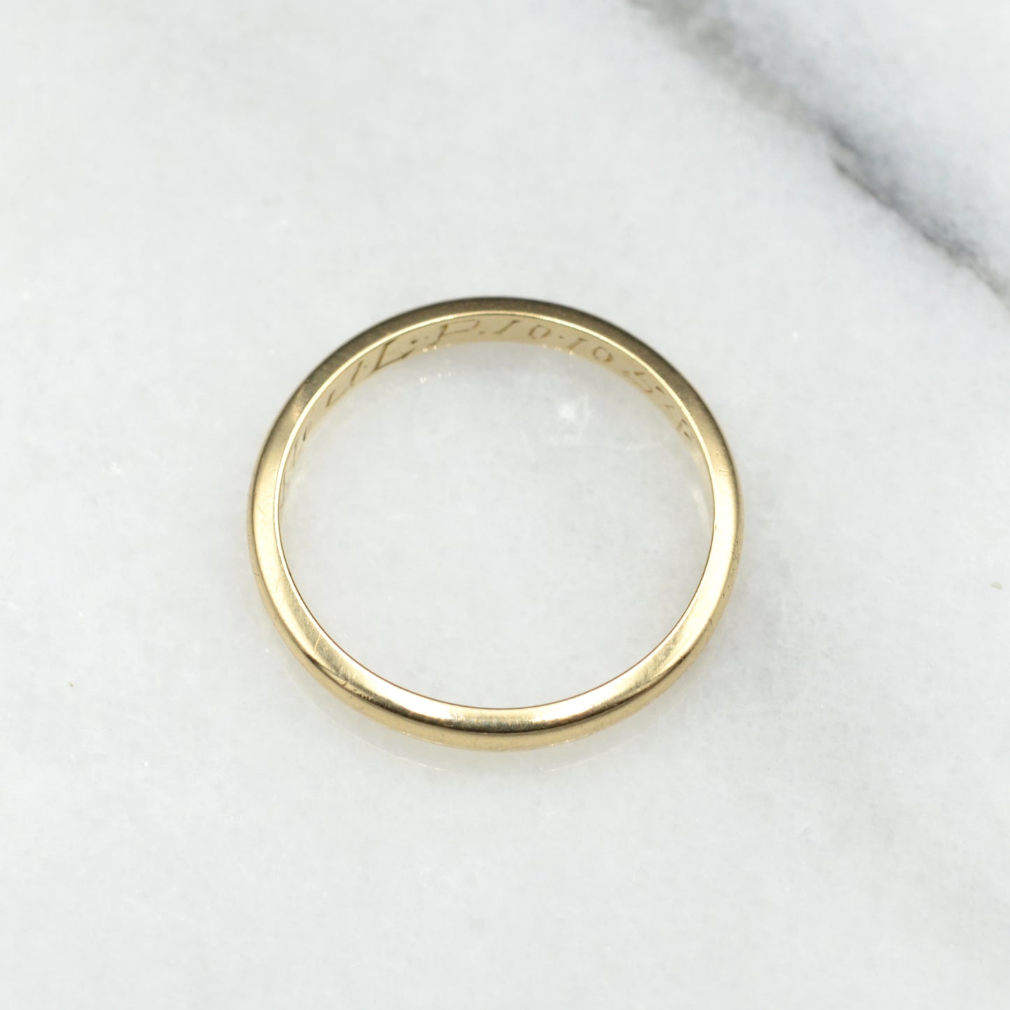 Vintage 14k Yellow Gold Wedding Band