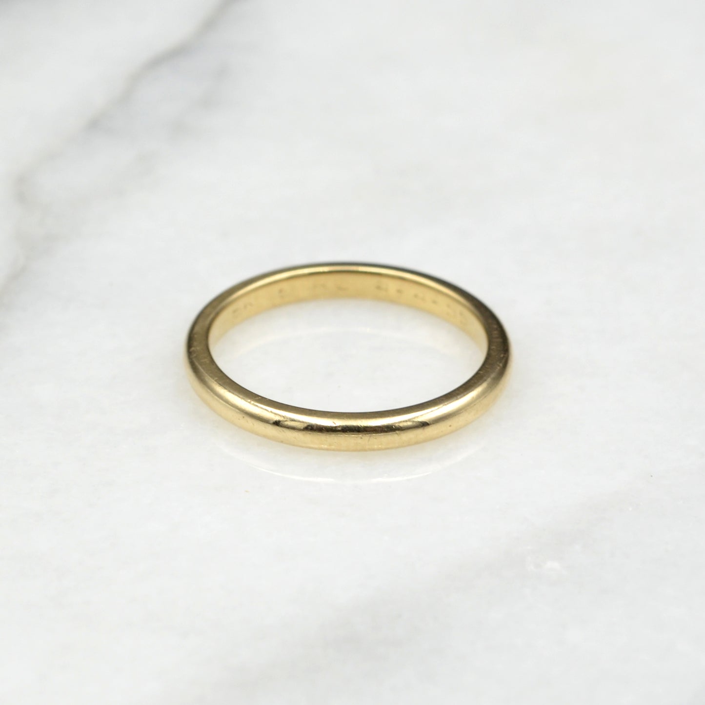 Vintage 14k Yellow Gold Wedding Band