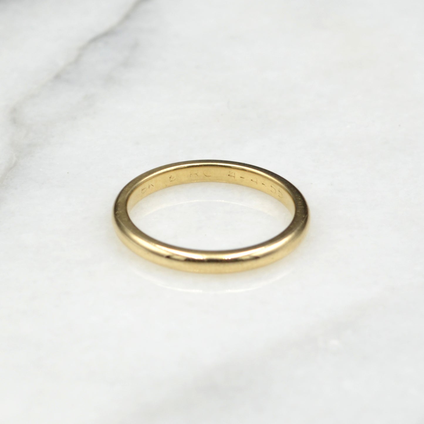 Vintage 14k Yellow Gold Wedding Band