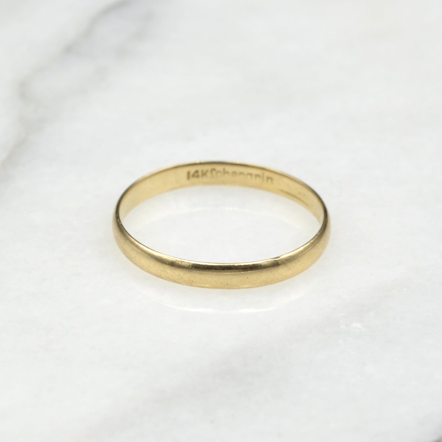 Vintage 14k Yellow Gold Wedding Band