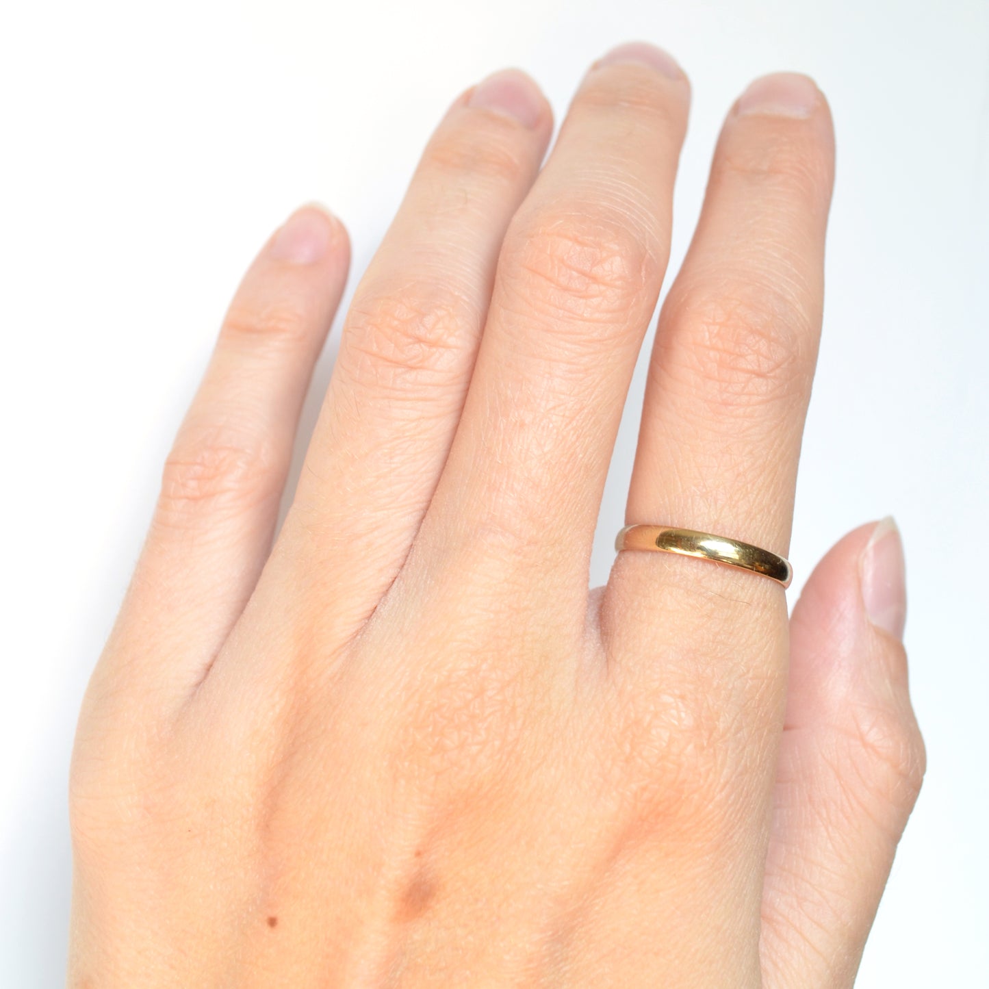 Vintage 14k Yellow Gold Wedding Band