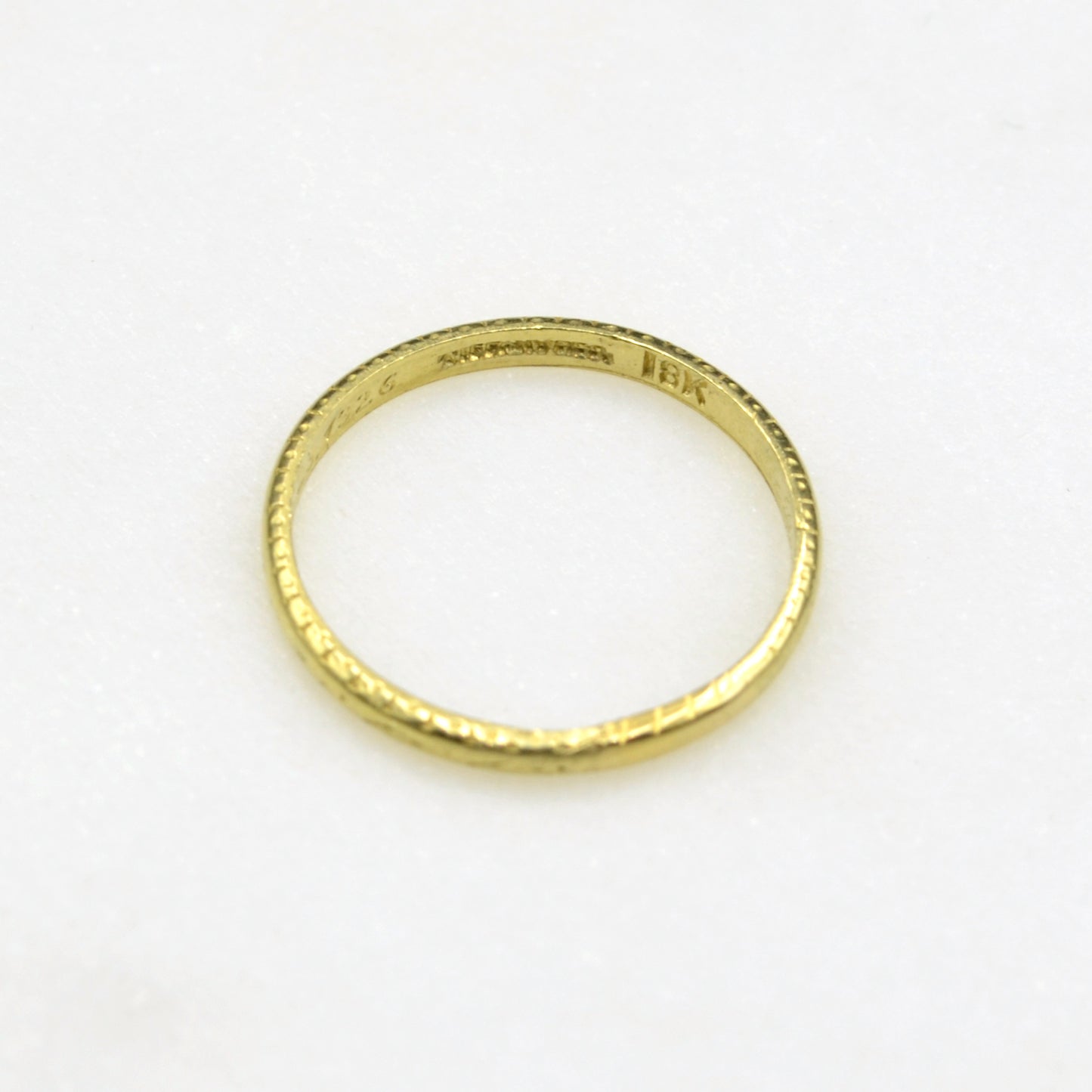 Antique Tiffany & Co. 18k Gold Wedding Band
