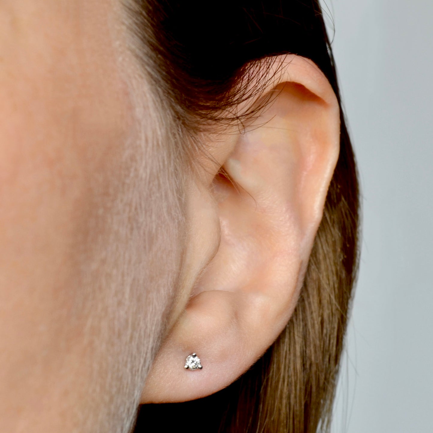 Diamond Post Earrings - 0.10 CTW