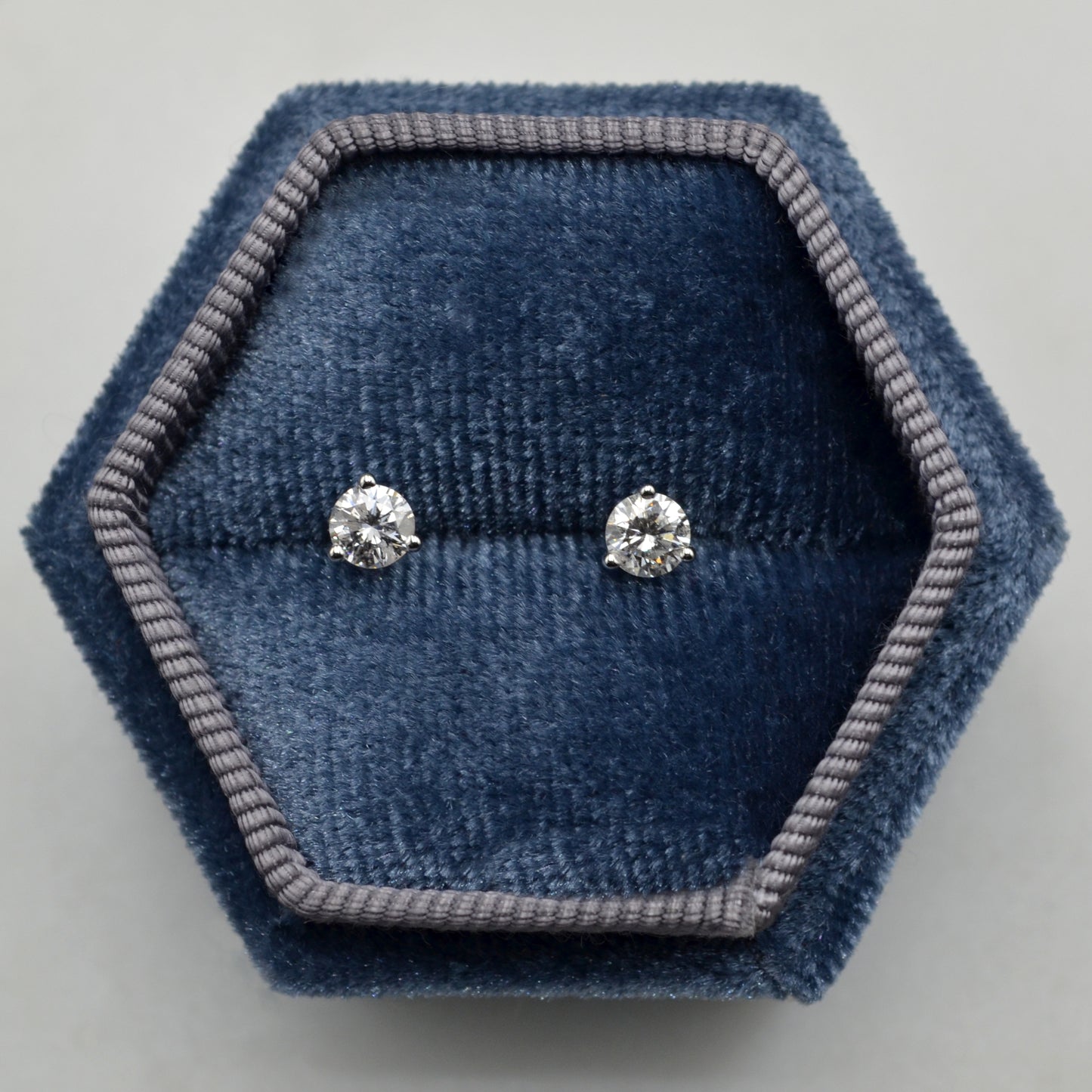 Diamond Post Earrings - 0.50 CTW