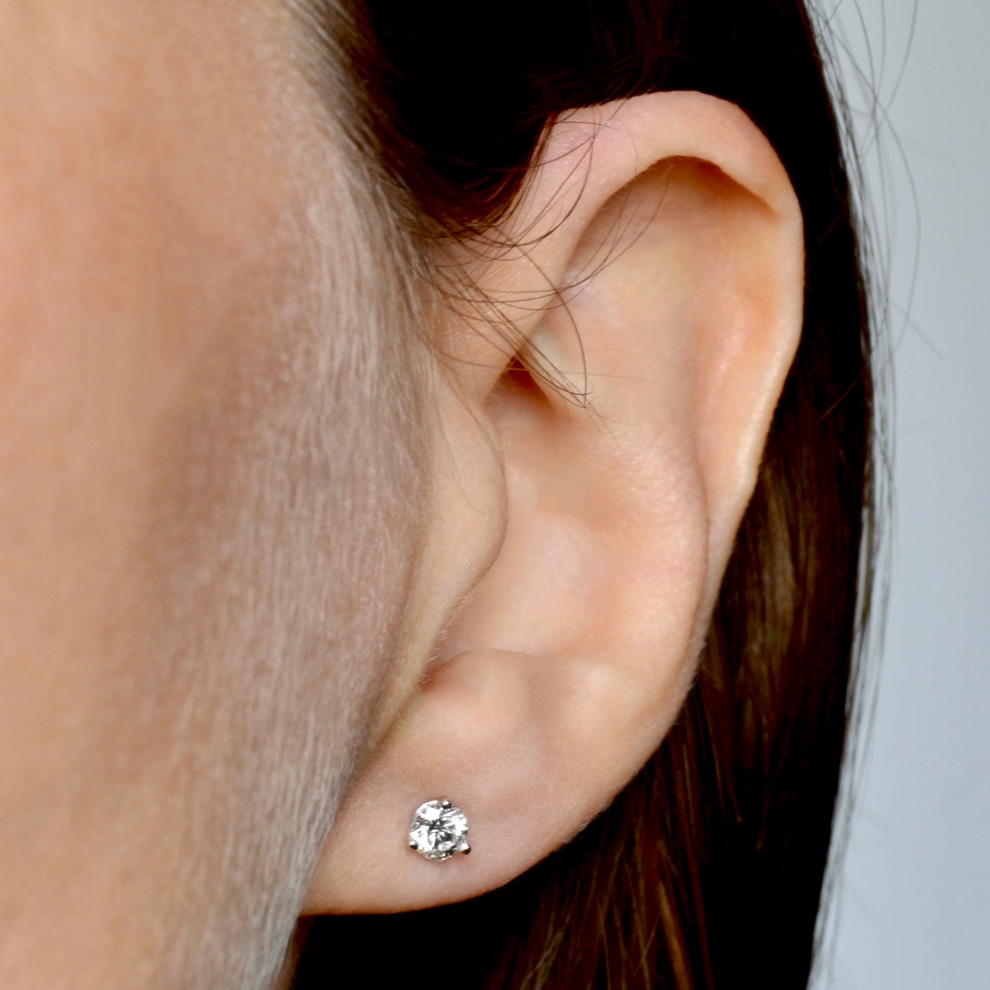 Diamond Post Earrings - 0.50 CTW