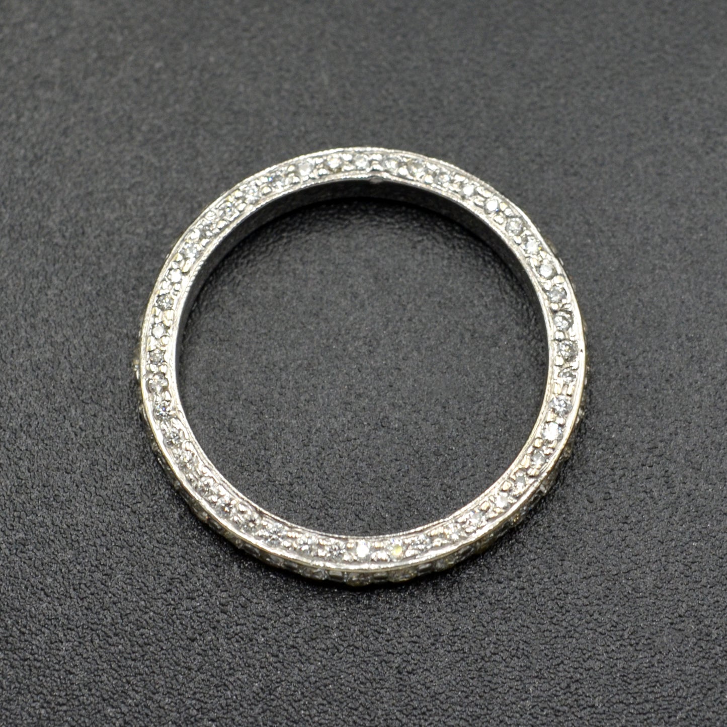 Vintage Diamond and Platinum Eternity Ring