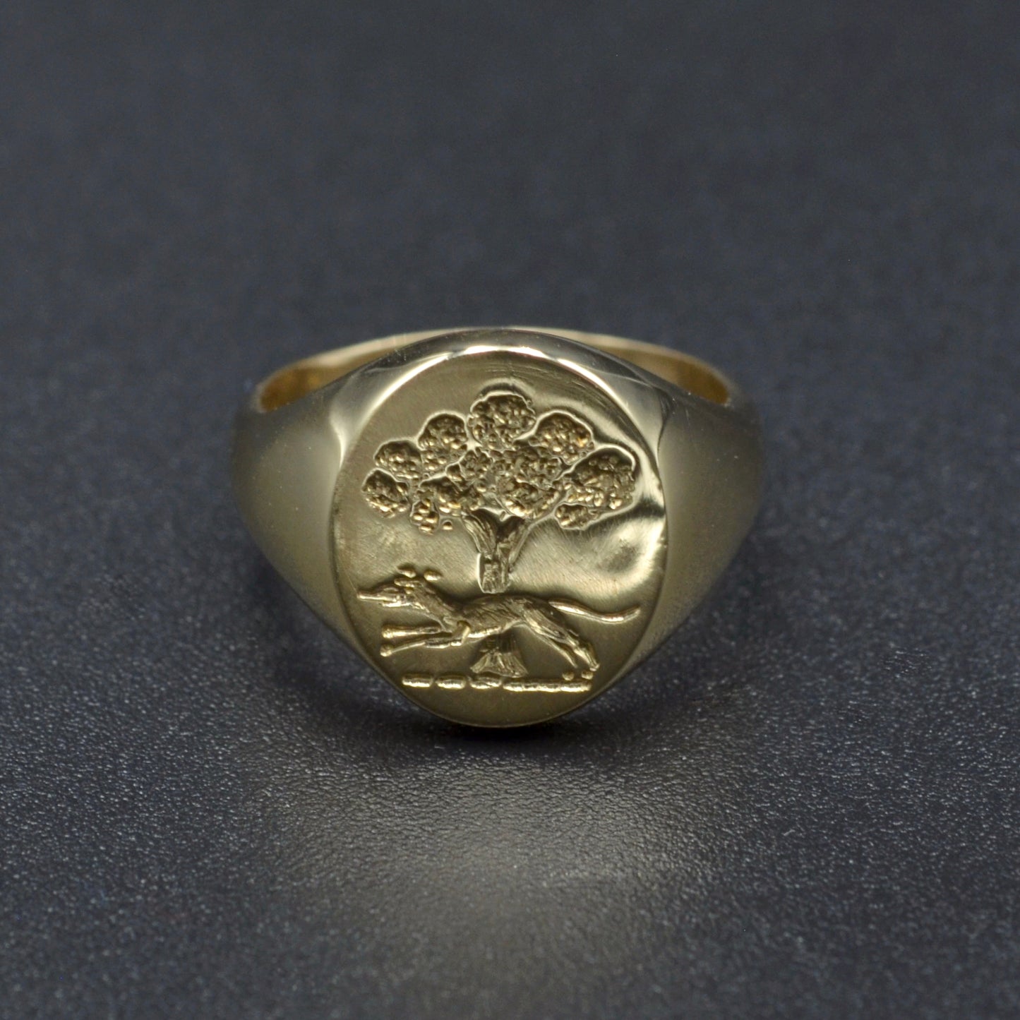 Vintage Gold Intaglio Signet Ring