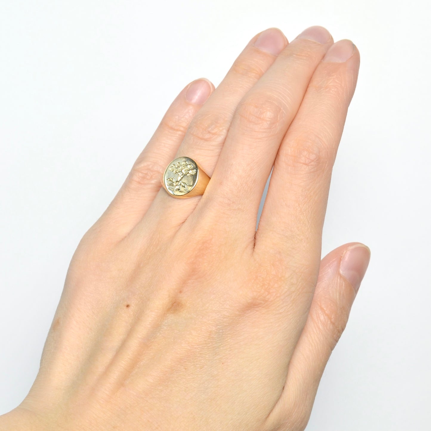 Vintage Gold Intaglio Signet Ring