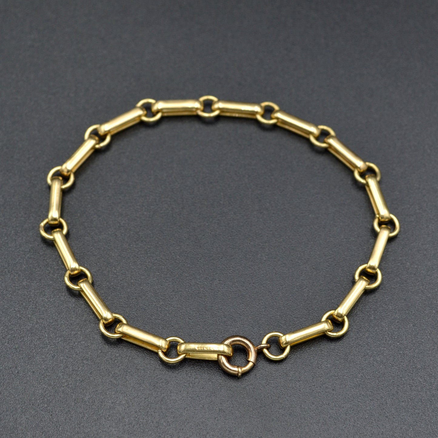 Vintage Fancy Link 14k Krementz Bracelet