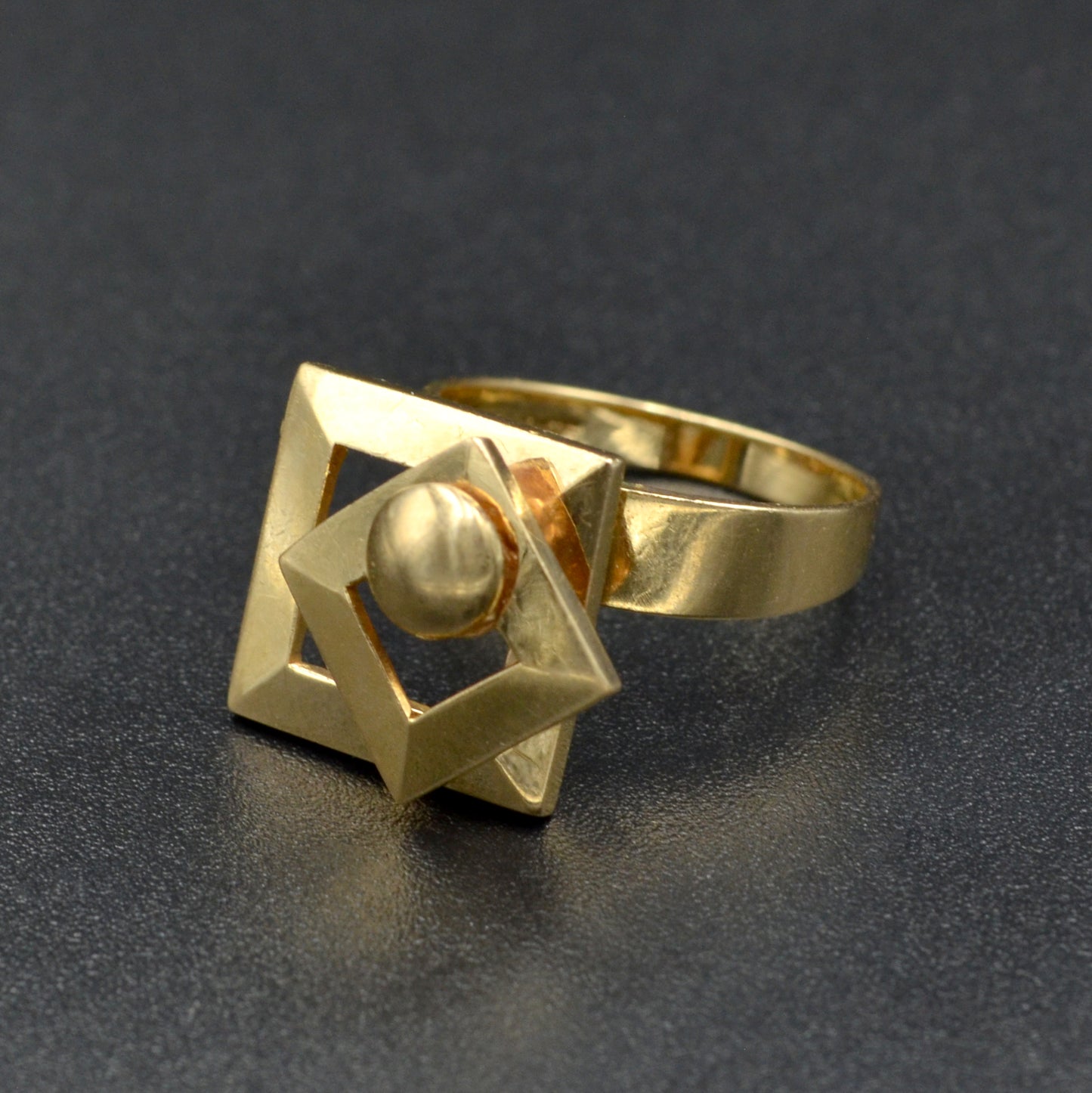 Vintage 14k Gold Motion Spinner Ring