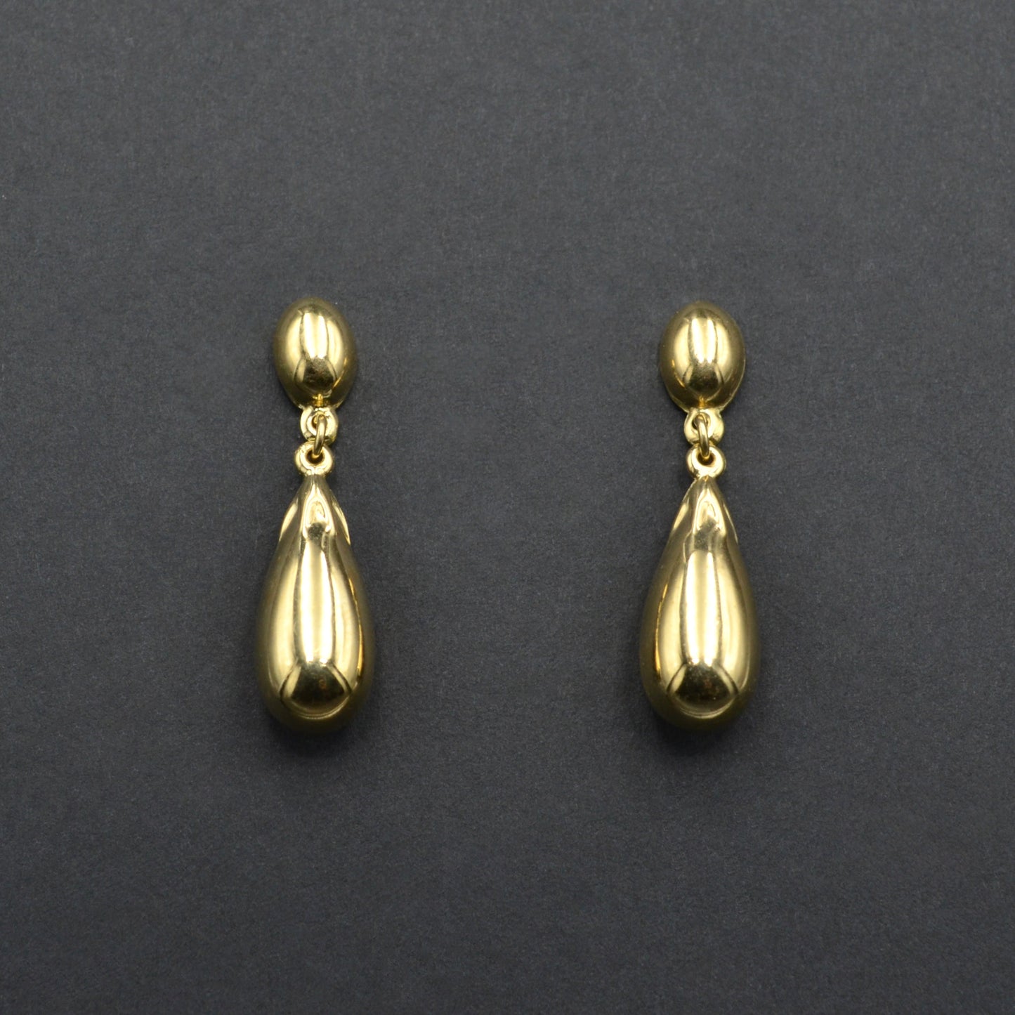 Gold Teardrop Earrings
