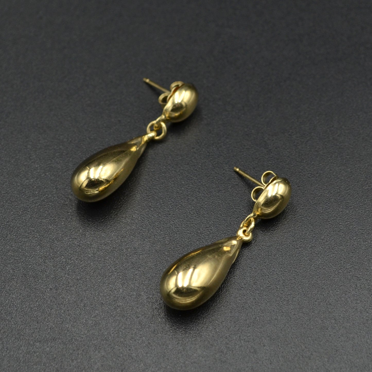 Gold Teardrop Earrings