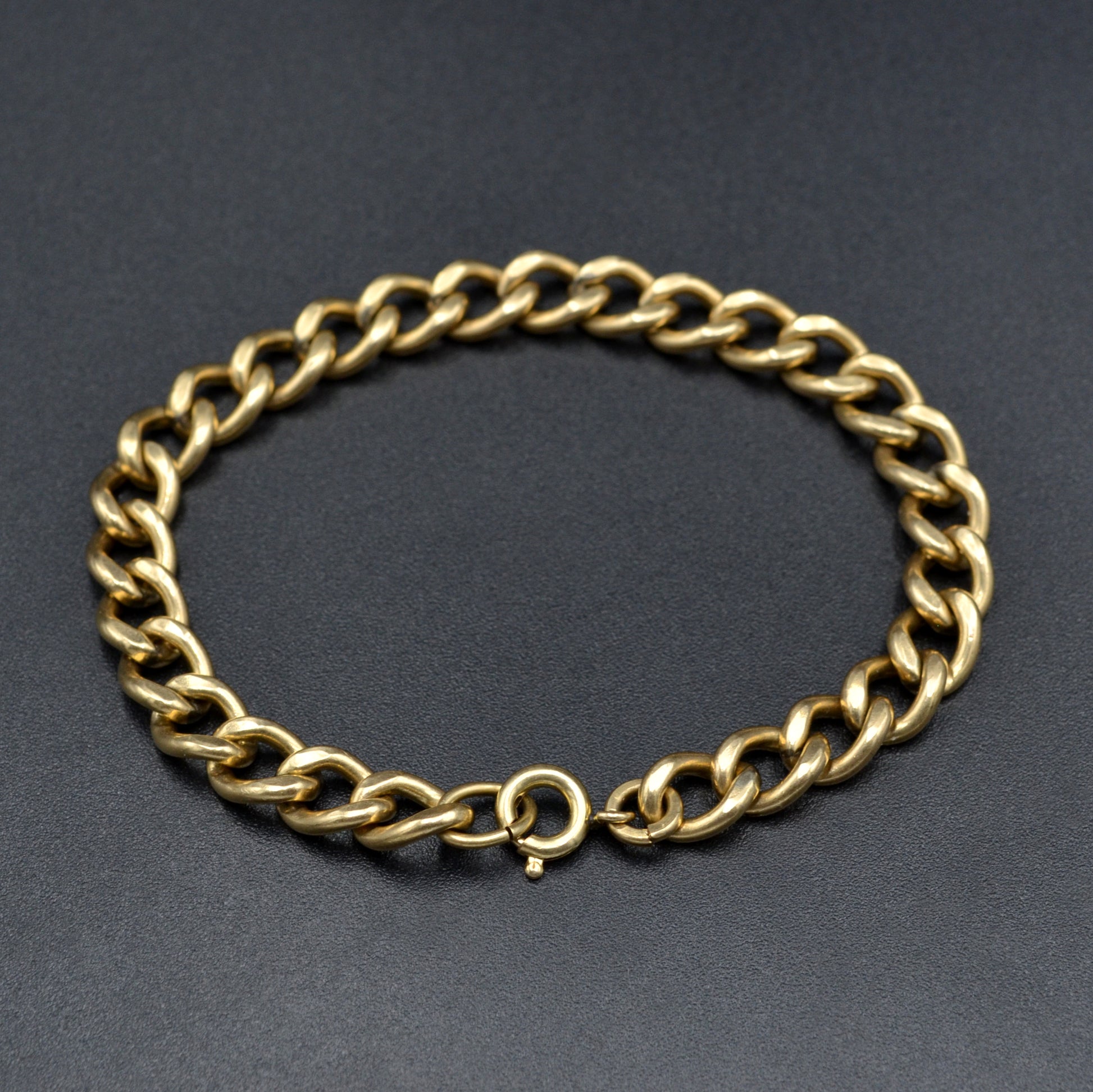 Antique Gold-Filled Curb Link Bracelet II
