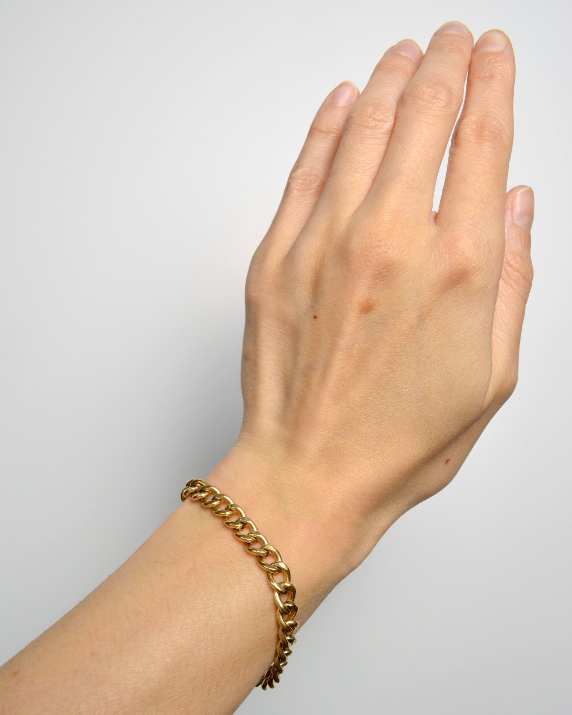 Antique Gold-Filled Curb Link Bracelet II