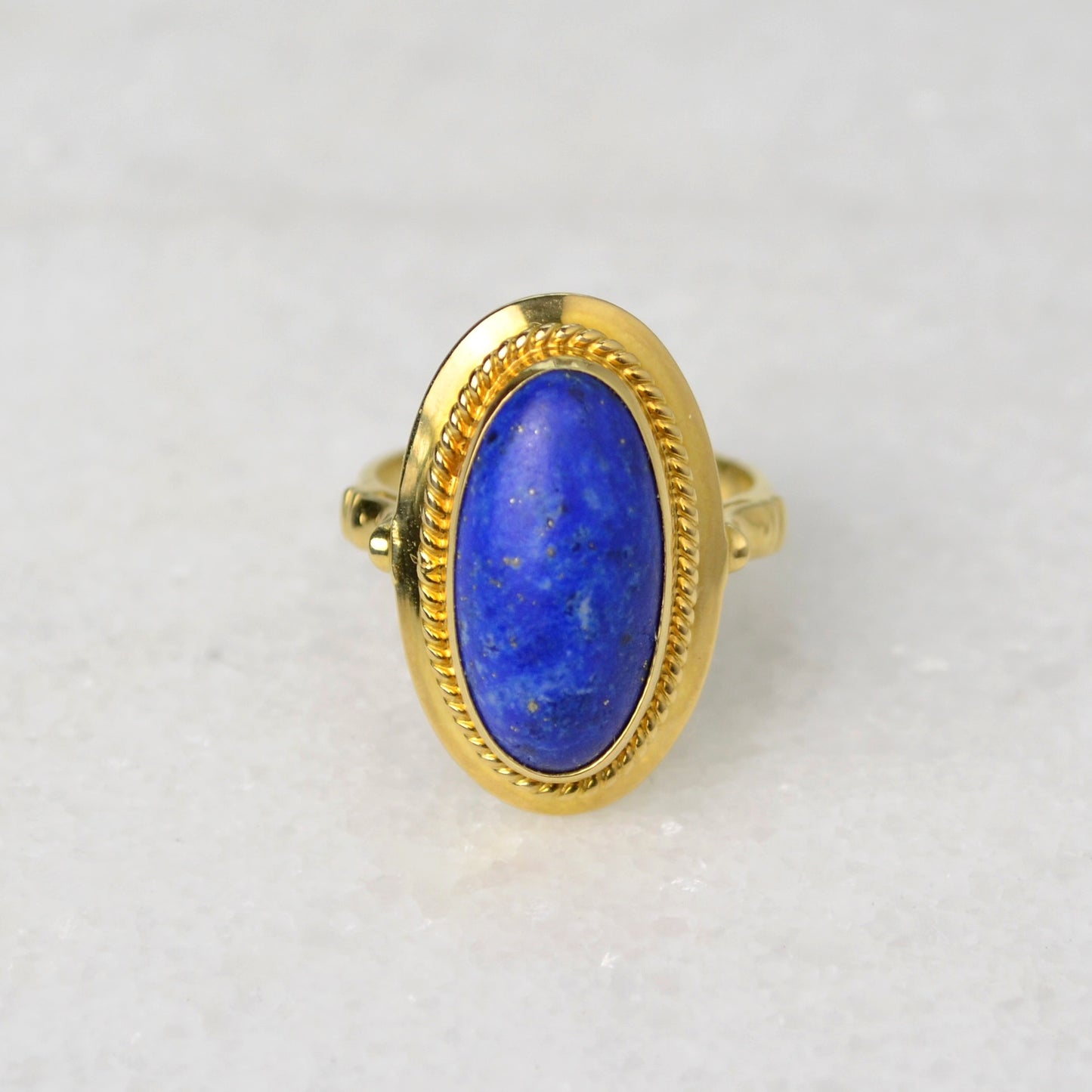 Lapis and Gold Ring