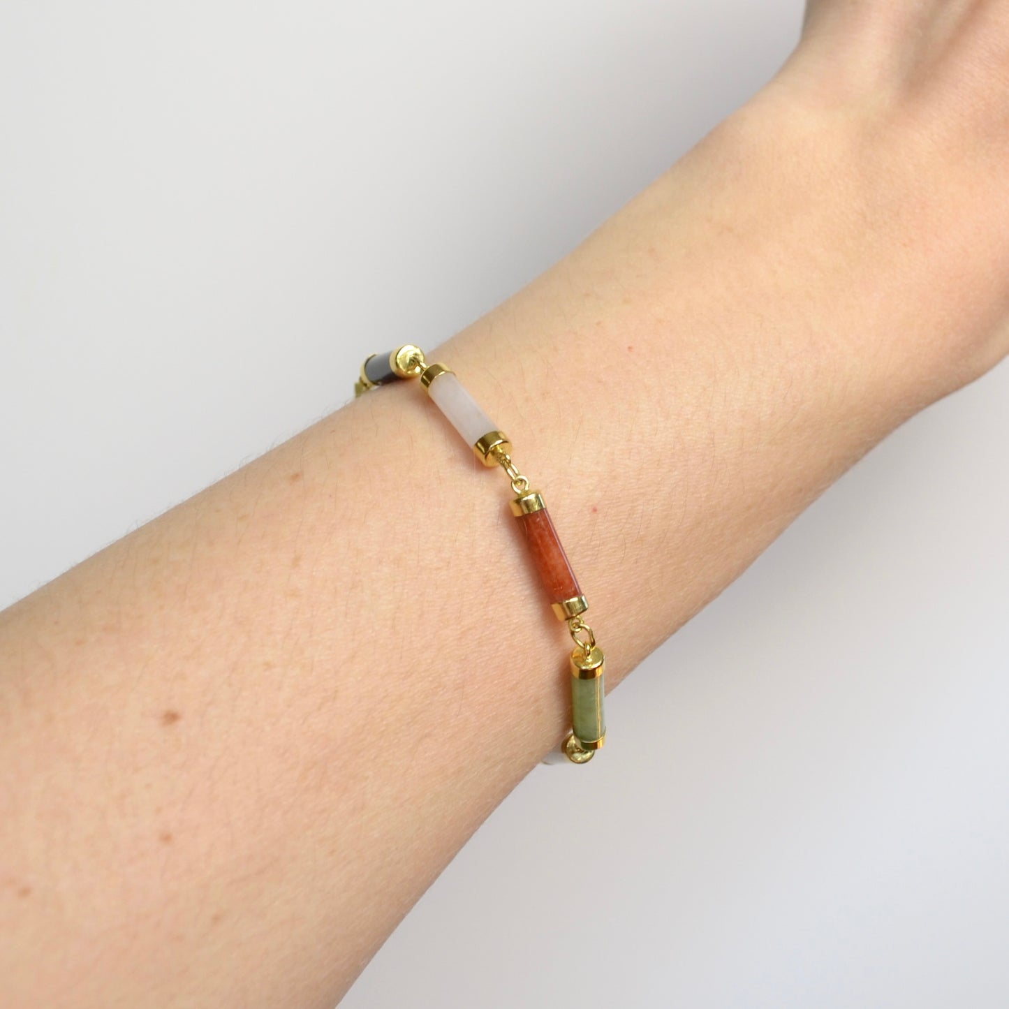 Jade Link Bracelet