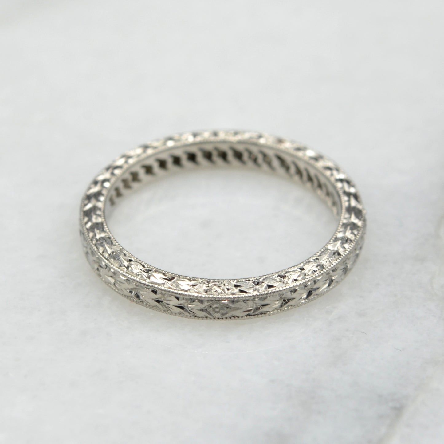 Diamond and Platinum Half Eternity Band