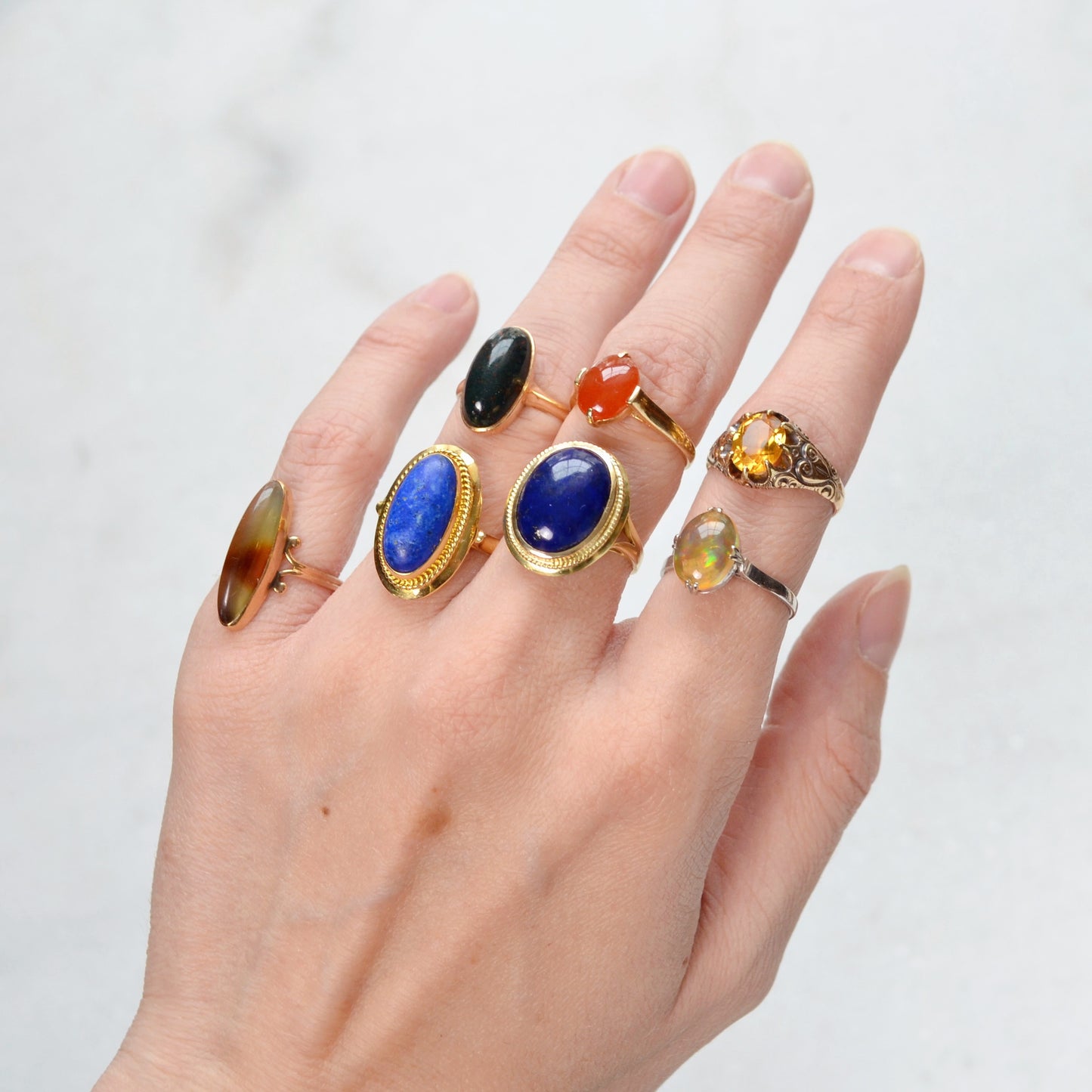 Antique Opal and Gold Ring