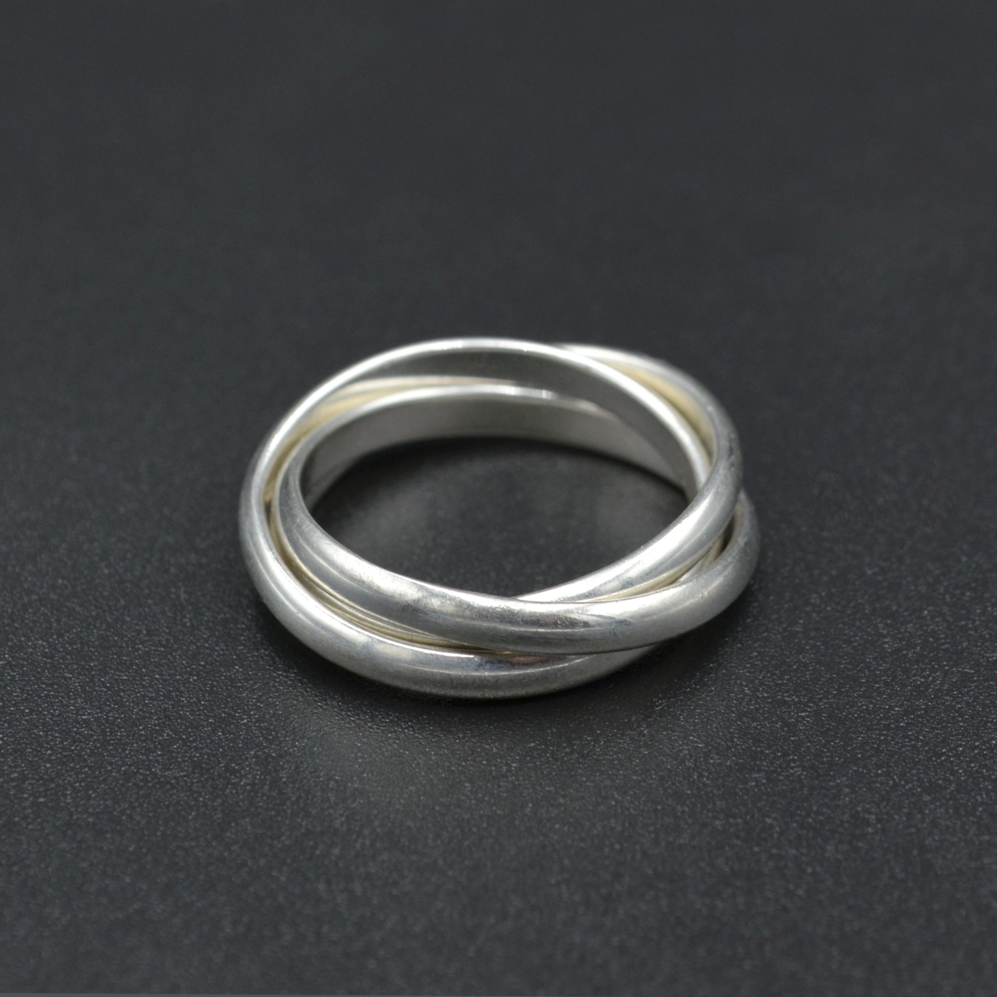 Vintage Sterling Silver Rolling Ring