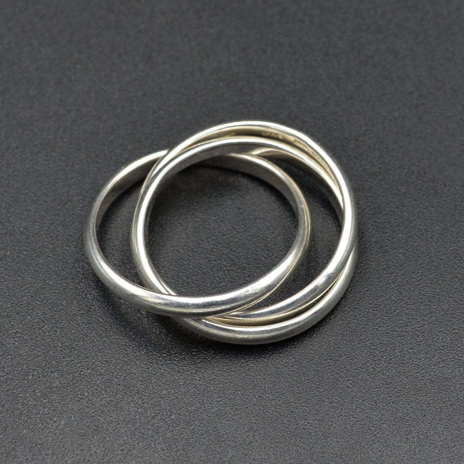 Vintage Sterling Silver Rolling Ring