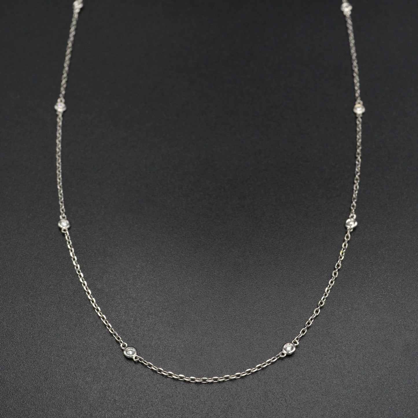 Diamond Station Necklace - 0.25 CTW