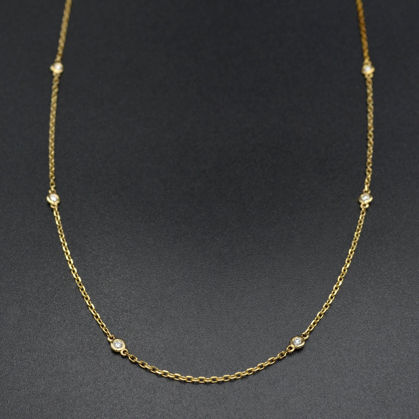 Diamond Station Necklace - 0.25 CTW
