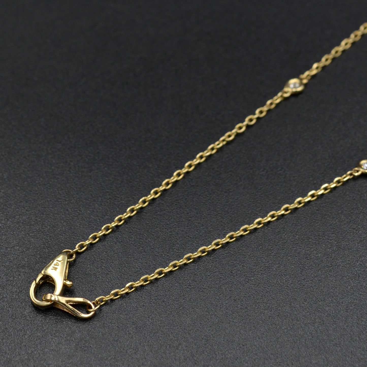 Diamond Station Necklace - 0.25 CTW