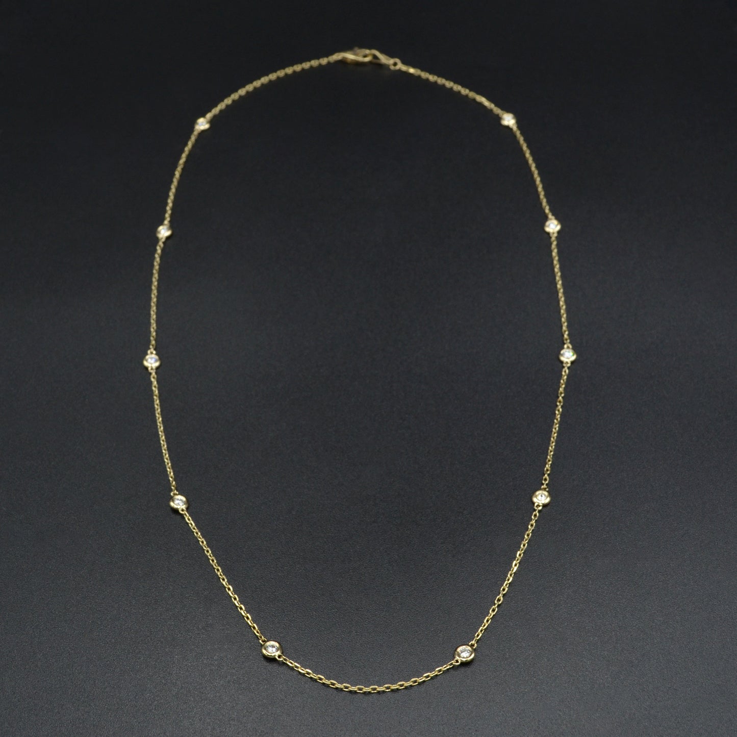 Diamond Station Necklace - 0.50 CTW