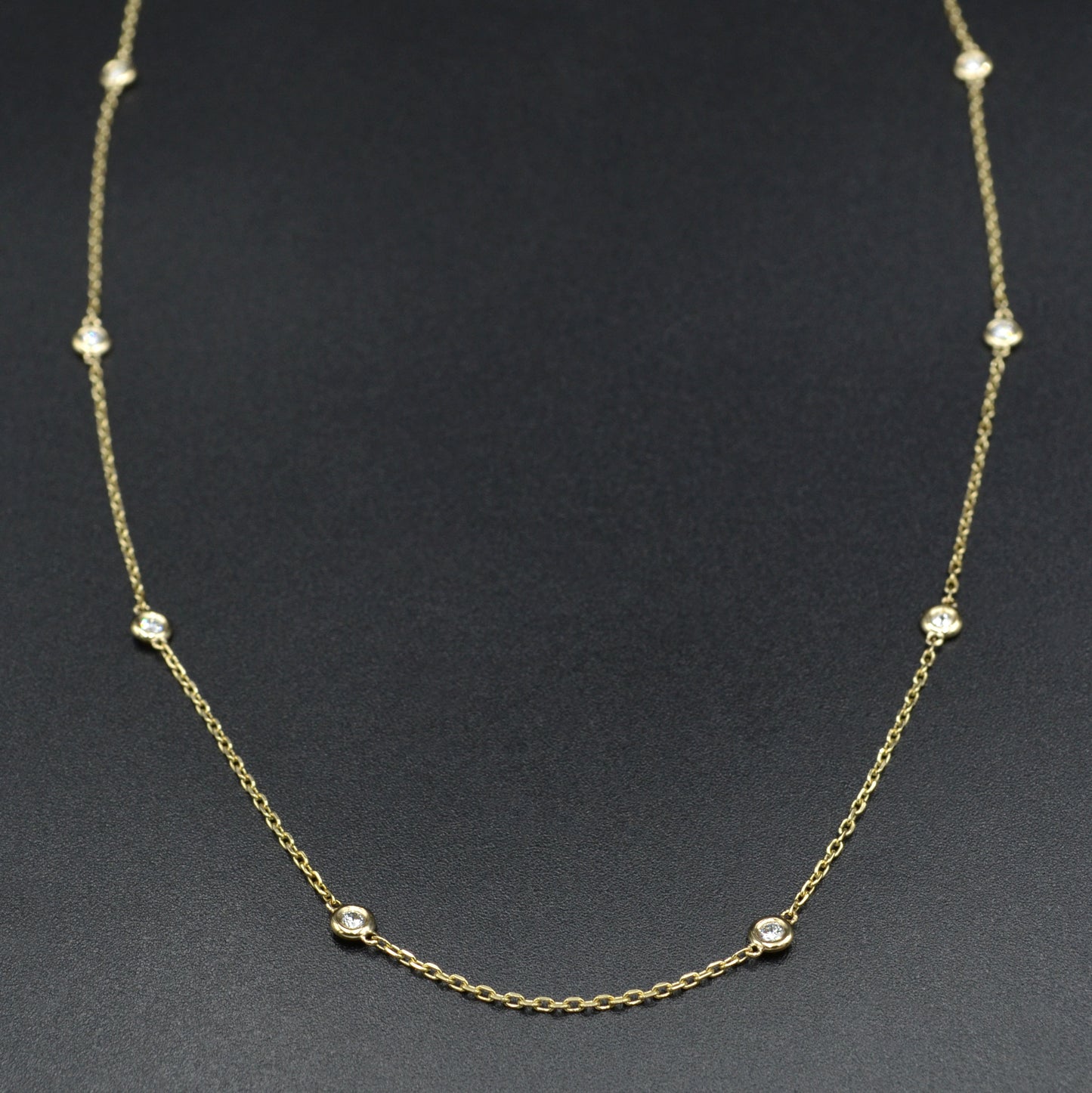 Diamond Station Necklace - 0.50 CTW