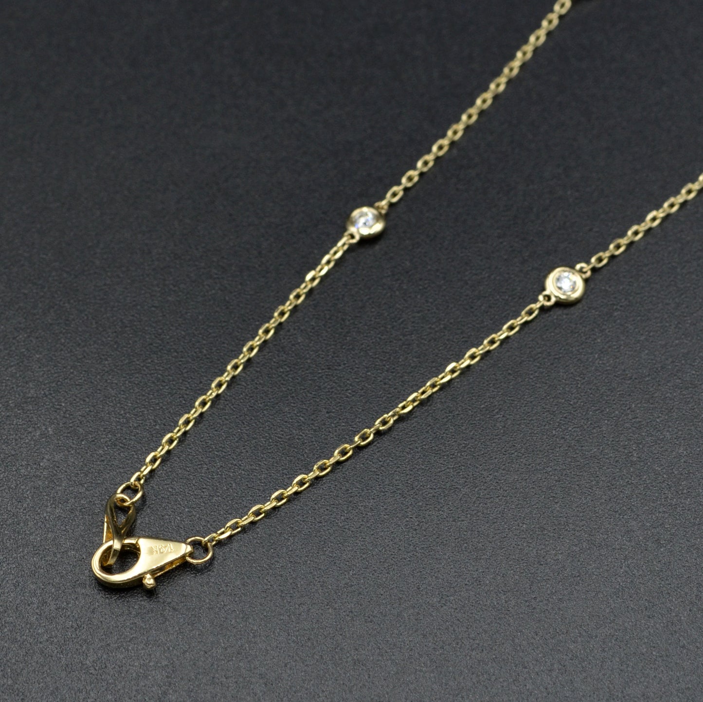 Diamond Station Necklace - 0.50 CTW