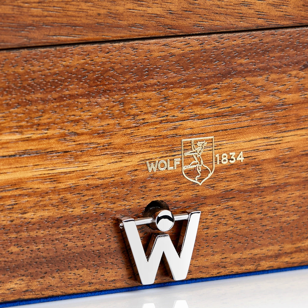 WOLF Ballet Musical Jewelry Box – Swan Lake Walnut Wood