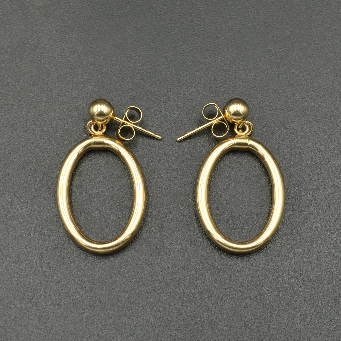 Gold Door Knocker Earrings