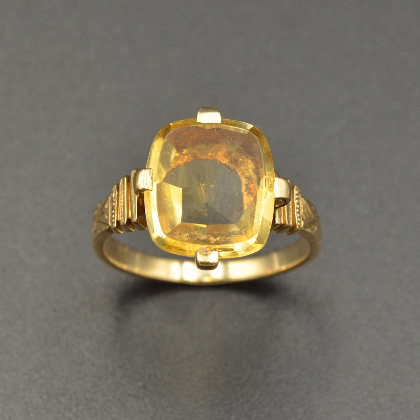 Antique Citrine Ring