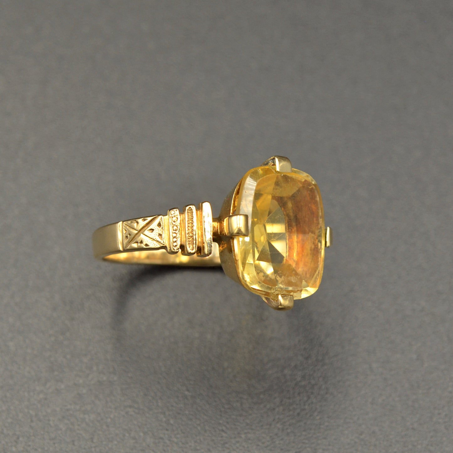 Antique Citrine Ring