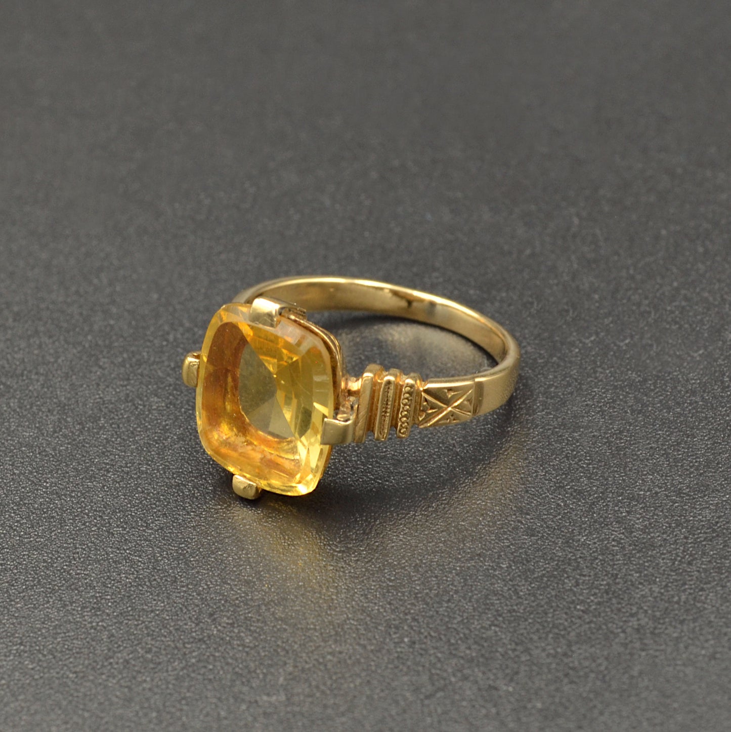 Antique Citrine Ring