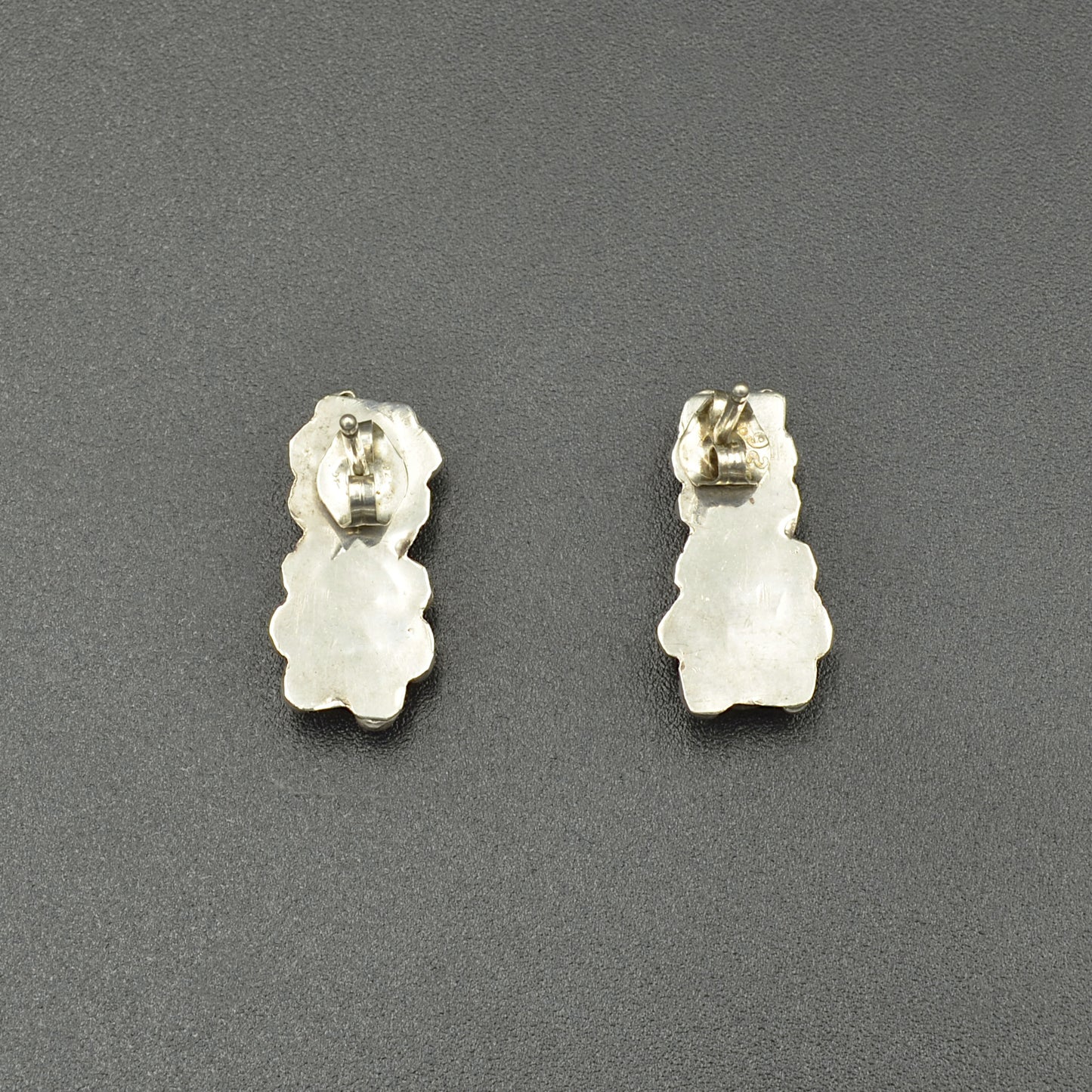 Coral, Turquoise and Silver Earrings