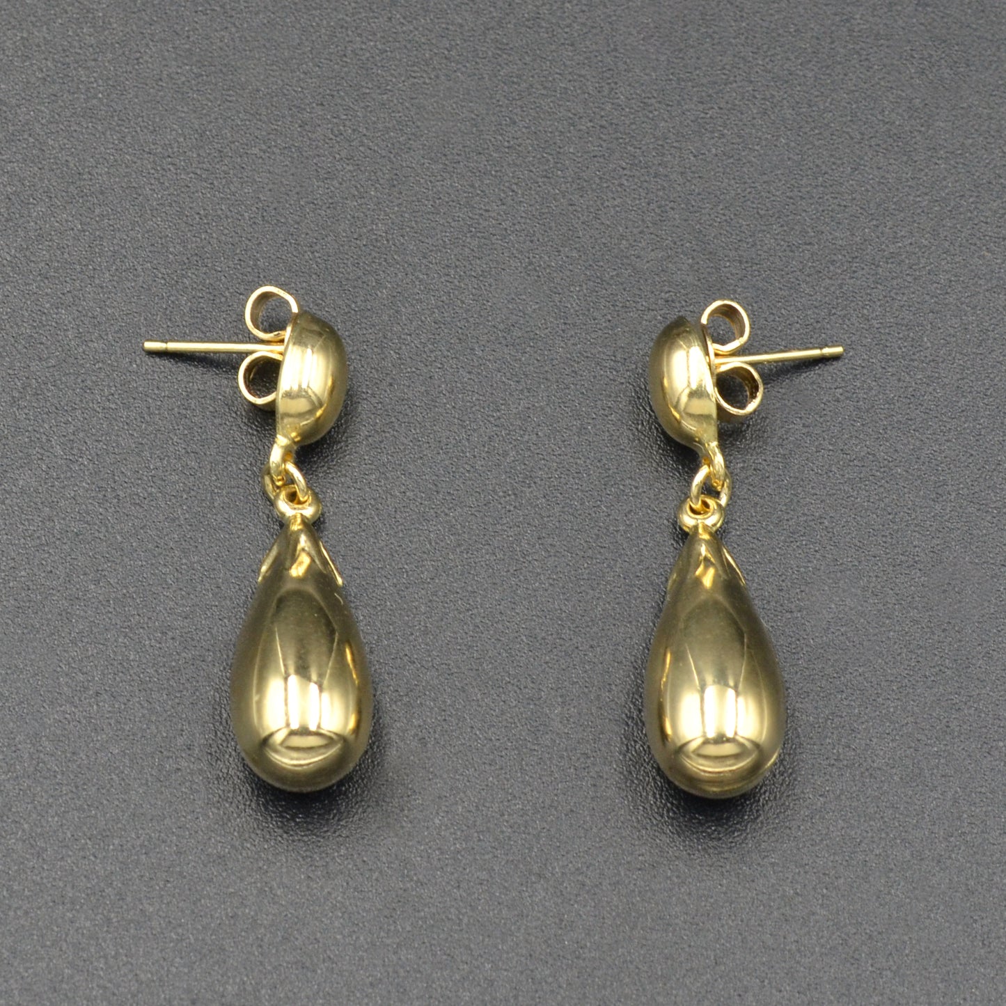 Vintage 14k Gold Teardrop Earrings